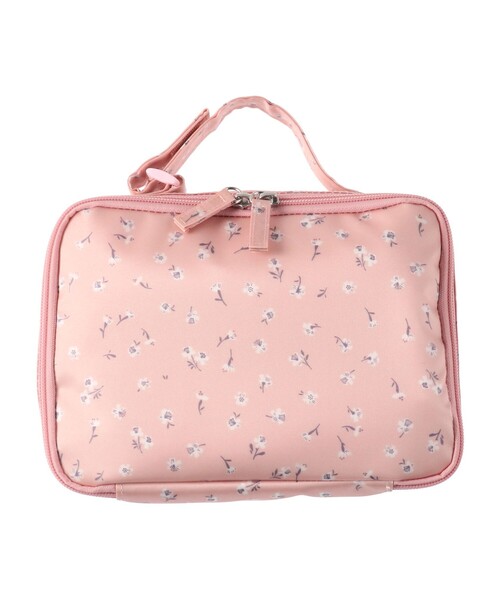 BRANSHES(ブランシェス)の「小花柄おむつポーチ(その他ベビー用品・キッズ・サックスブルー/ピンク・FREE)」の1枚目の写真