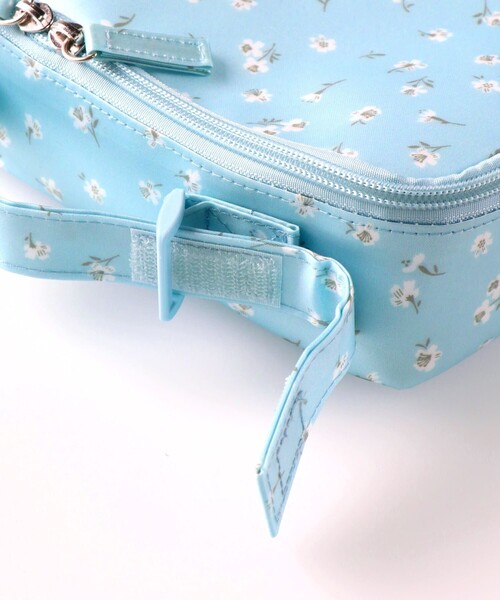 BRANSHES(ブランシェス)の「小花柄おむつポーチ(その他ベビー用品・キッズ・サックスブルー/ピンク・FREE)」の11枚目の写真