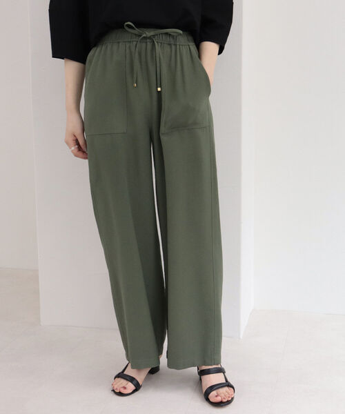 fredy emue（フレディエミュ）の「ツイルイージーパンツ（その他パンツ・レディース・サックスブルー/カーキ/ブラック・36/38）」の22枚目の写真