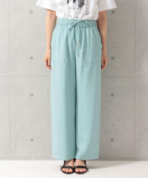 fredy emue（フレディエミュ）の「ツイルイージーパンツ（その他パンツ・レディース・サックスブルー/カーキ/ブラック・36/38）」の15枚目の写真