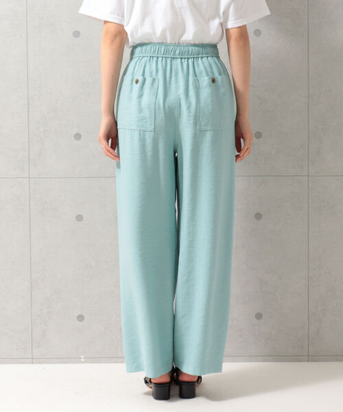 fredy emue（フレディエミュ）の「ツイルイージーパンツ（その他パンツ・レディース・サックスブルー/カーキ/ブラック・36/38）」の17枚目の写真