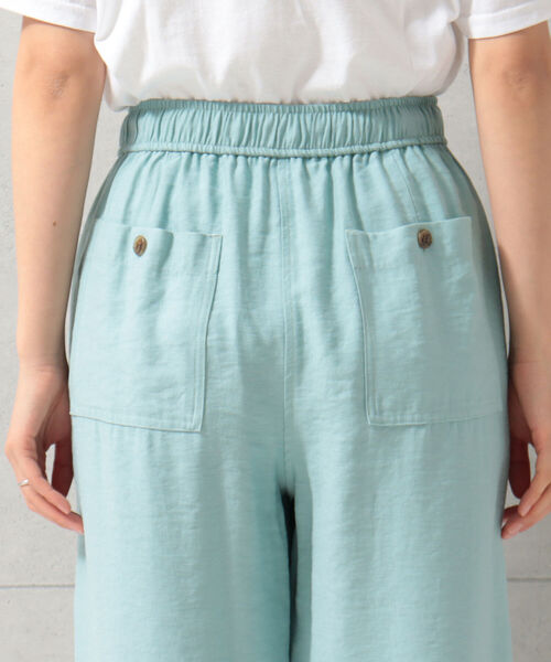 fredy emue（フレディエミュ）の「ツイルイージーパンツ（その他パンツ・レディース・サックスブルー/カーキ/ブラック・36/38）」の18枚目の写真