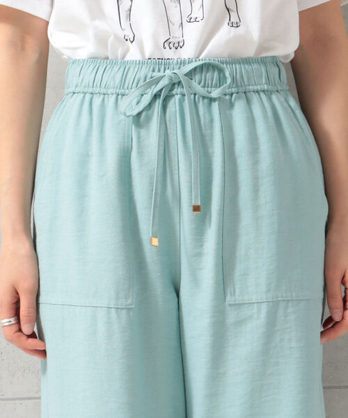 fredy emue（フレディエミュ）の「ツイルイージーパンツ（その他パンツ・レディース・サックスブルー/カーキ/ブラック・36/38）」の19枚目の写真