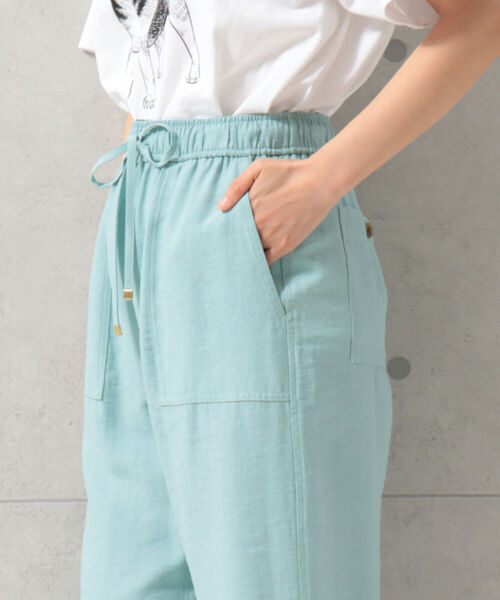 fredy emue（フレディエミュ）の「ツイルイージーパンツ（その他パンツ・レディース・サックスブルー/カーキ/ブラック・36/38）」の20枚目の写真