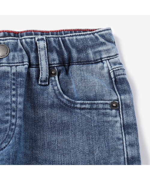 TOMMY HILFIGER（トミーヒルフィガー）の「ストレートジーンズ（デニムパンツ・キッズ・ブルー・90cm/110cm/100cm/120cm）」の4枚目の写真