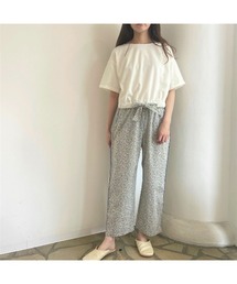 KID BLUE（キッドブルー）の「キッドブルー -EC店舗限定22LIBERTYフラワーPt -5分袖パジャマ -KNSK338 -kidblue（ルームウェア/パジャマ）」