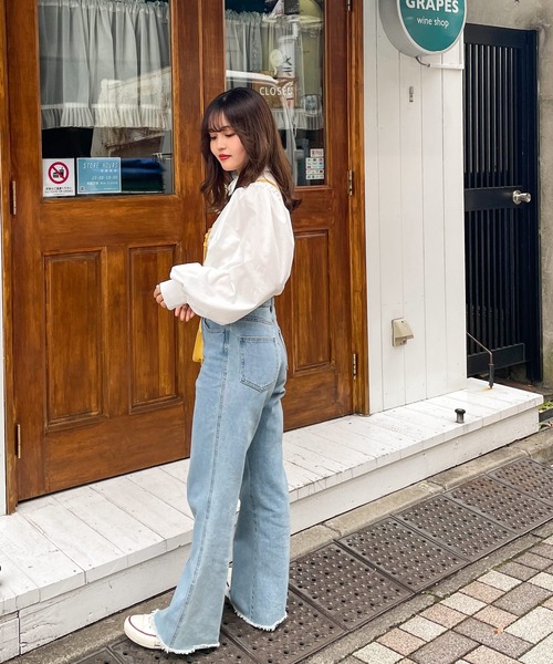 frunco(フランコ)の「チェリー刺しゅうブラウス(シャツ/ブラウス・レディース・ホワイト/ブラック・FREE)」の13枚目の写真