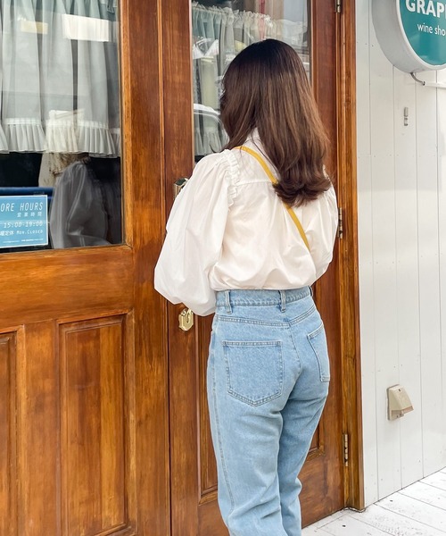 frunco(フランコ)の「チェリー刺しゅうブラウス(シャツ/ブラウス・レディース・ホワイト/ブラック・FREE)」の14枚目の写真