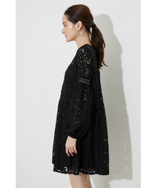 rienda（リエンダ）の「レースティアードミニワンピース（ワンピース・レディース・ライトパープル/ホワイト/ブラック・SMALL/MEDIUM）」の6枚目の写真