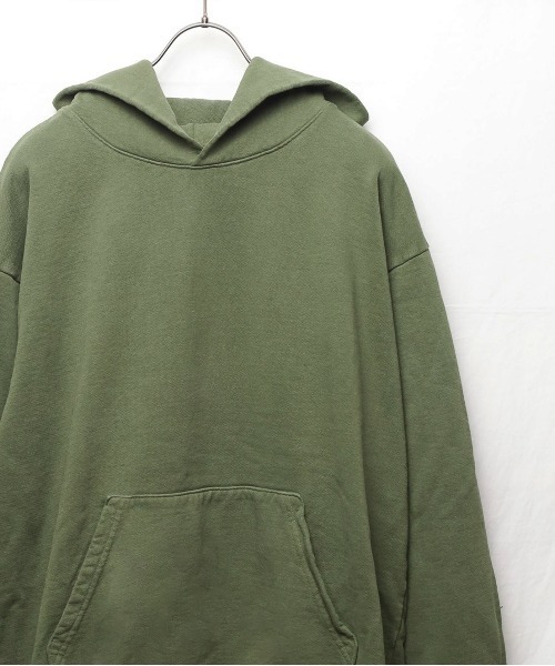 LOS ANGELES APPAREL(ロサンゼルスアパレル)の「★LOS ANGELES APPAREL★14オンス ガーメントダイ ヘビーフリース フーディー(パーカー・レディース・ネイビー/アーミー/チョコ・LARGE/X-LARGE)」の3枚目の写真