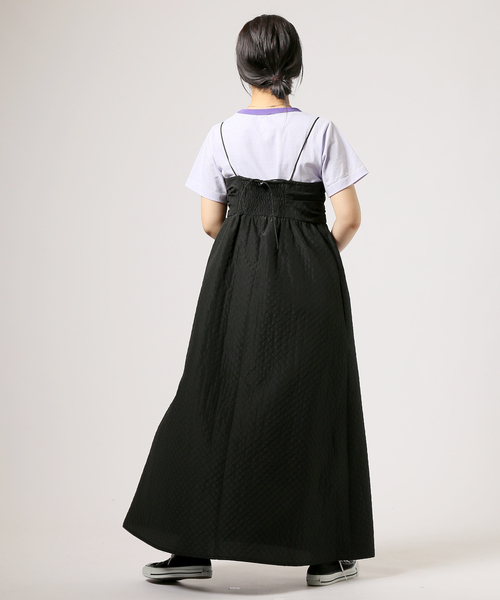 JOINT WORKS（ジョイントワークス）の「J-キルトジャカードキャミドレス（ワンピース・レディース・ブラック・FREE）」の7枚目の写真