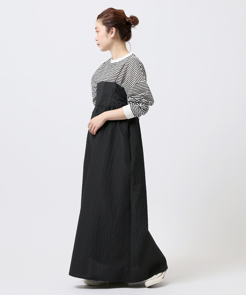 JOINT WORKS（ジョイントワークス）の「J-キルトジャカードキャミドレス（ワンピース・レディース・ブラック・FREE）」の12枚目の写真