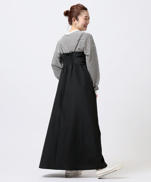 JOINT WORKS（ジョイントワークス）の「J-キルトジャカードキャミドレス（ワンピース・レディース・ブラック・FREE）」の13枚目の写真