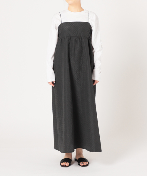 JOINT WORKS（ジョイントワークス）の「J-キルトジャカードキャミドレス（ワンピース・レディース・ブラック・FREE）」の14枚目の写真