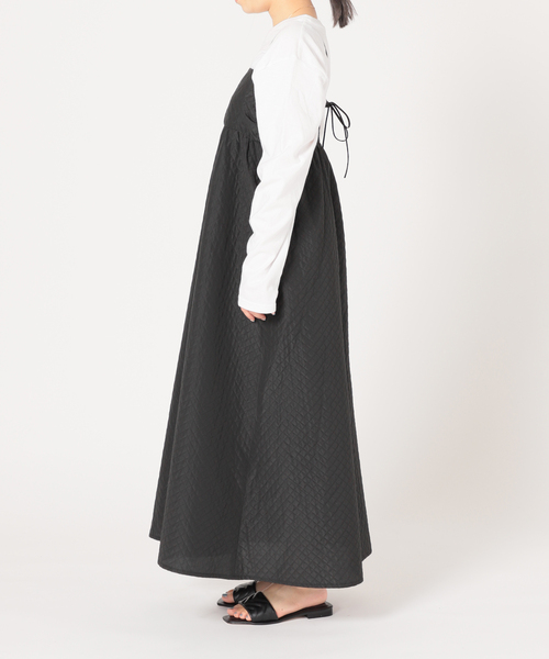 JOINT WORKS（ジョイントワークス）の「J-キルトジャカードキャミドレス（ワンピース・レディース・ブラック・FREE）」の15枚目の写真