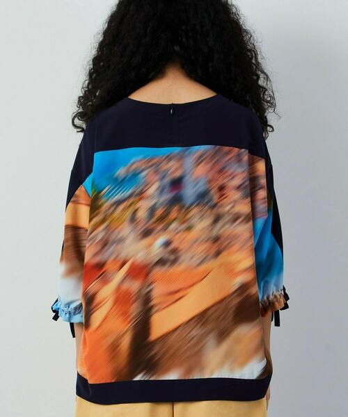 FRAPBOIS（フラボア）の「ミスティー ブラウス（シャツ/ブラウス・レディース・オレンジ系その他/ブラック系その他・1）」の5枚目の写真