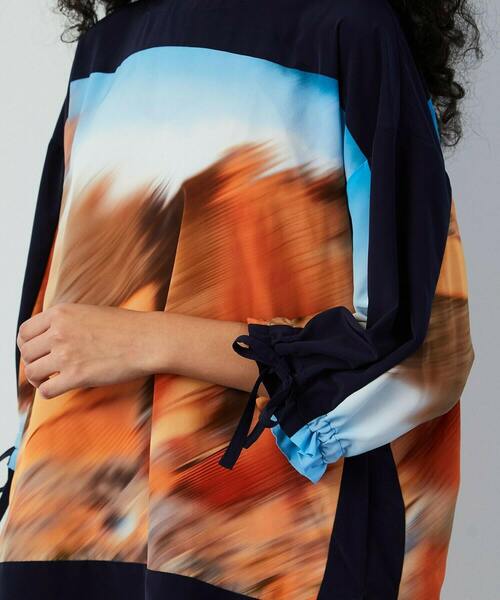 FRAPBOIS（フラボア）の「ミスティー ブラウス（シャツ/ブラウス・レディース・オレンジ系その他/ブラック系その他・1）」の8枚目の写真