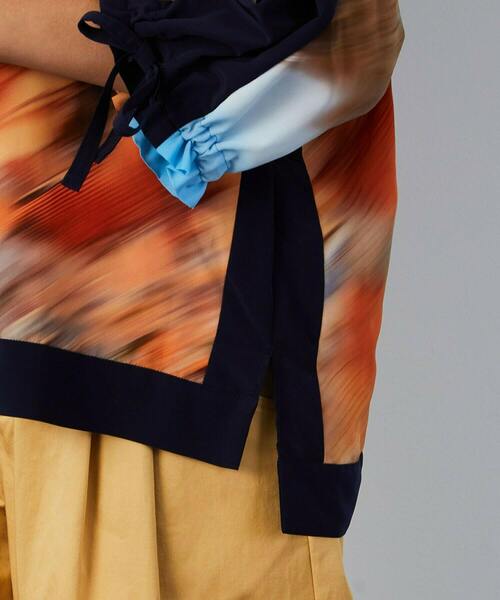 FRAPBOIS（フラボア）の「ミスティー ブラウス（シャツ/ブラウス・レディース・オレンジ系その他/ブラック系その他・1）」の10枚目の写真