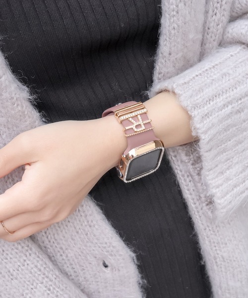 Urban Coral(アーバンコーラル)の「Apple Watch Band / アップルウォッチ バンド くすみカラーシリコン / Urban Coral(デジタル腕時計・レディース・桜/モカ/グレー系その他/グリーン系その他/ブルー系その他/パープル系その他/カーキ/グレー/ホワイト/ブラック/ベージュ系その他2/ベージュ系その他3/ブルー系その他2/ブルー系その他3/ローズ系・40mm/44mm)」の15枚目の写真