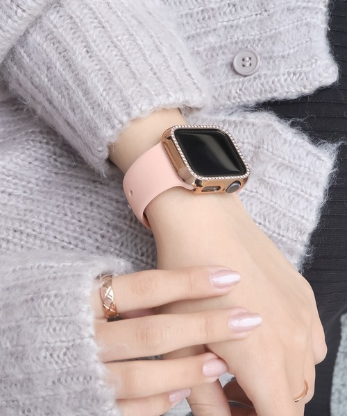 Urban Coral(アーバンコーラル)の「Apple Watch Band / アップルウォッチ バンド くすみカラーシリコン / Urban Coral(デジタル腕時計・レディース・桜/モカ/グレー系その他/グリーン系その他/ブルー系その他/パープル系その他/カーキ/グレー/ホワイト/ブラック/ベージュ系その他2/ベージュ系その他3/ブルー系その他2/ブルー系その他3/ローズ系・40mm/44mm)」の14枚目の写真