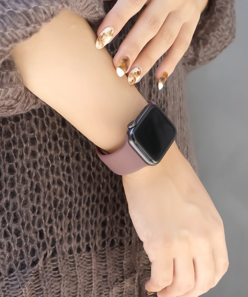 Urban Coral(アーバンコーラル)の「Apple Watch Band / アップルウォッチ バンド くすみカラーシリコン / Urban Coral(デジタル腕時計・レディース・桜/モカ/グレー系その他/グリーン系その他/ブルー系その他/パープル系その他/カーキ/グレー/ホワイト/ブラック/ベージュ系その他2/ベージュ系その他3/ブルー系その他2/ブルー系その他3/ローズ系・40mm/44mm)」の21枚目の写真