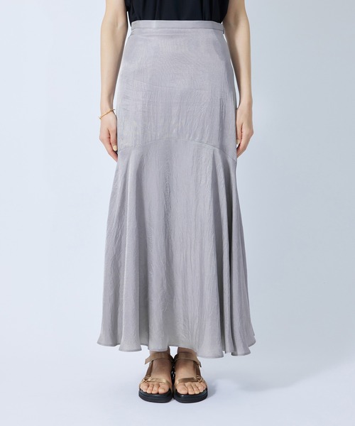 ROPE'（ロペ）の「【秋にも使える】アセテートツイルマーメイドスカート（スカート・レディース・オリーブ/ブルー系その他4・38/36）」の8枚目の写真