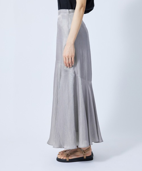 ROPE'（ロペ）の「【秋にも使える】アセテートツイルマーメイドスカート（スカート・レディース・オリーブ/ブルー系その他4・38/36）」の9枚目の写真