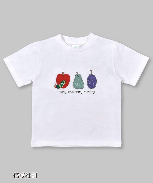 Slap Slip 絵本コラボ はらぺこあおむしイラストロゴtシャツ 80 1cm Tシャツ カットソー Slap Slip スラップスリップ のファッション通販 Zozotown