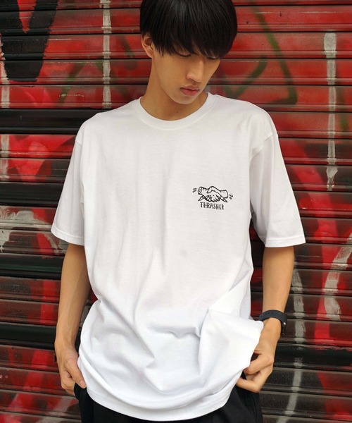 THRASHER（スラッシャー）の「【直営店別注アイテム】Handshake S/S T-SHIRTS/スラッシャー半袖Tシャツ（Tシャツ/カットソー・メンズ・ホワイト/アッシュグレー/ブラック・MEDIUM/LARGE/X-LARGE）」の14枚目の写真