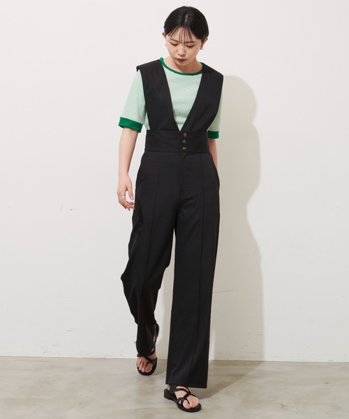 Aunt Marie's(アントマリーズ)の「クロスフラットサンダル(サンダル・レディース・ホワイト/ブラック・S/M/L)」の4枚目の写真