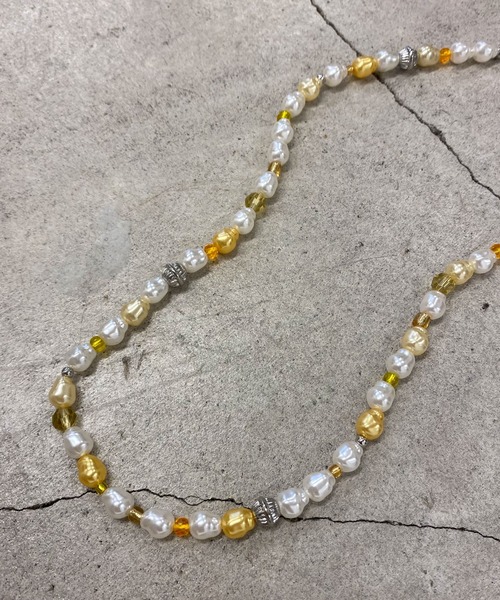 WEGO（ウィゴー）の「WEGO/カラーパールネックレス（ネックレス・メンズ・その他3/その他4/その他1/その他2・FREE）」の4枚目の写真