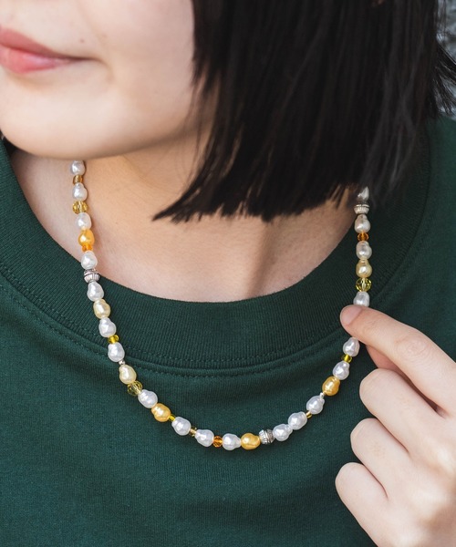 WEGO（ウィゴー）の「WEGO/カラーパールネックレス（ネックレス・メンズ・その他3/その他4/その他1/その他2・FREE）」の12枚目の写真