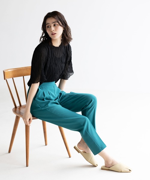 GeeRA(ジーラ)の「スクエアトゥミュールサンダル(サンダル・レディース・ブラック/アイボリー/パイソン・SMALL/MEDIUM/LARGE/X-LARGE)」の6枚目の写真