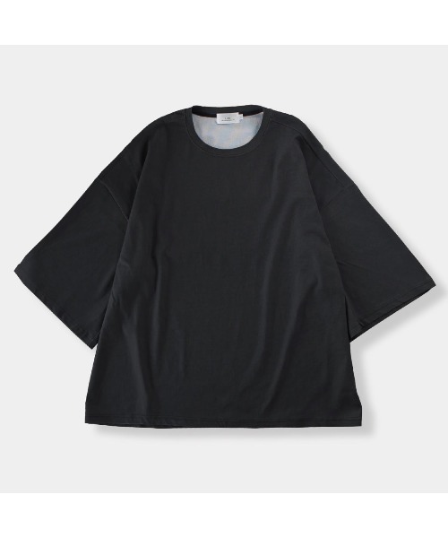 LiSS(リス)の「【Ls】【LiSS】デニム風切り替えカットソー(Tシャツ/カットソー・メンズ・ブラック/マルチ・1/2)」の11枚目の写真