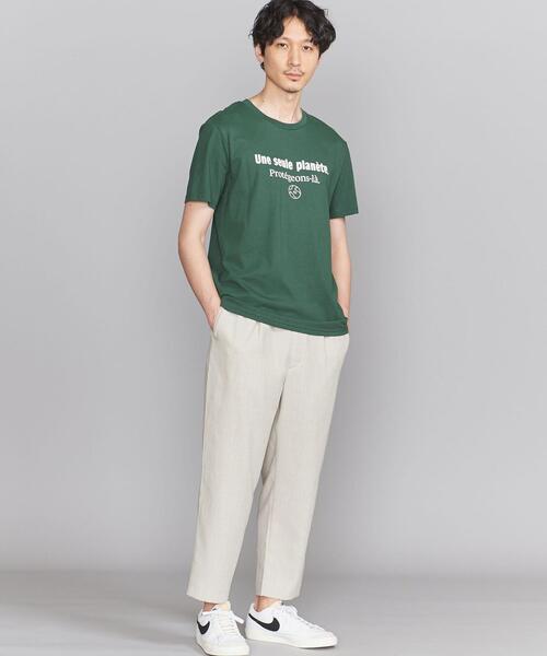 Les petits basics(ルベーシック)の「【別注】 <Les Petits Basics> PLANETE/Tシャツ(Tシャツ/カットソー・メンズ・ホワイト/ダークグリーン・M/L/XL)」の9枚目の写真