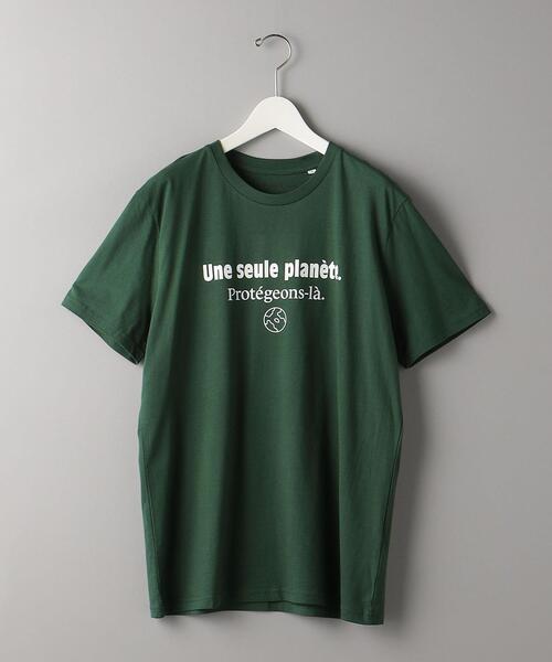 Les petits basics(ルベーシック)の「【別注】 <Les Petits Basics> PLANETE/Tシャツ(Tシャツ/カットソー・メンズ・ホワイト/ダークグリーン・M/L/XL)」の5枚目の写真