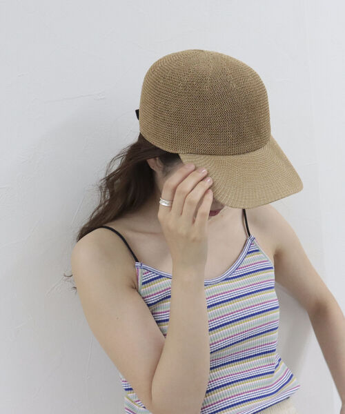 fredy repit(フレディレピ)の「ペーパーサーモキャップ(キャップ・レディース・ブラック/ブラウン・FREE)」の2枚目の写真