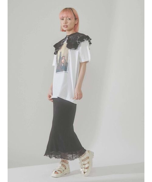 merry jenny（メリージェニー）の「ハーマイオニーTee（Tシャツ/カットソー・レディース・ブラック/オフホワイト・FREE）」の20枚目の写真