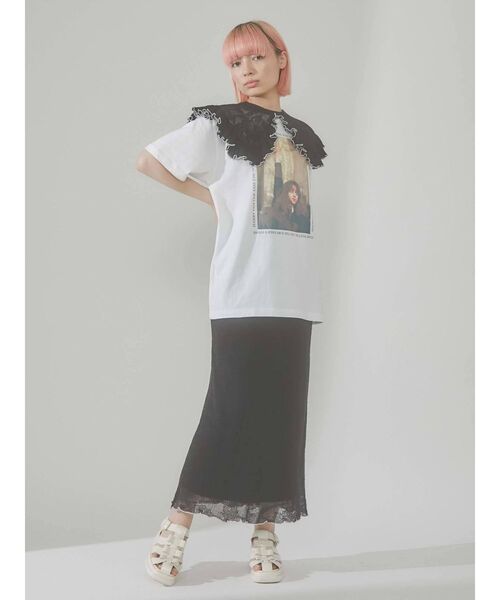 merry jenny（メリージェニー）の「ハーマイオニーTee（Tシャツ/カットソー・レディース・ブラック/オフホワイト・FREE）」の22枚目の写真