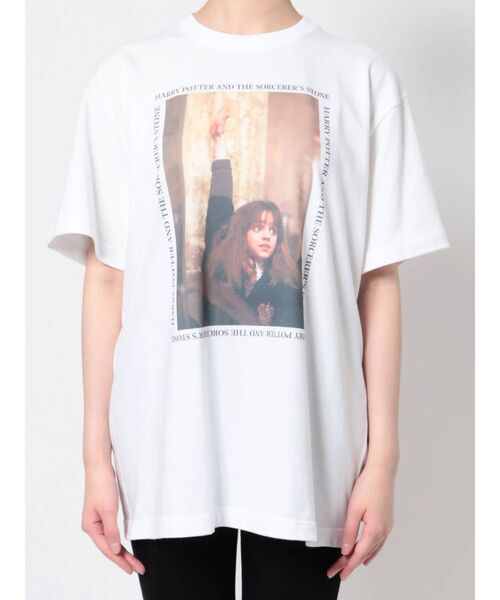 merry jenny（メリージェニー）の「ハーマイオニーTee（Tシャツ/カットソー・レディース・ブラック/オフホワイト・FREE）」の5枚目の写真