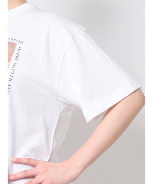 merry jenny（メリージェニー）の「ハーマイオニーTee（Tシャツ/カットソー・レディース・ブラック/オフホワイト・FREE）」の9枚目の写真