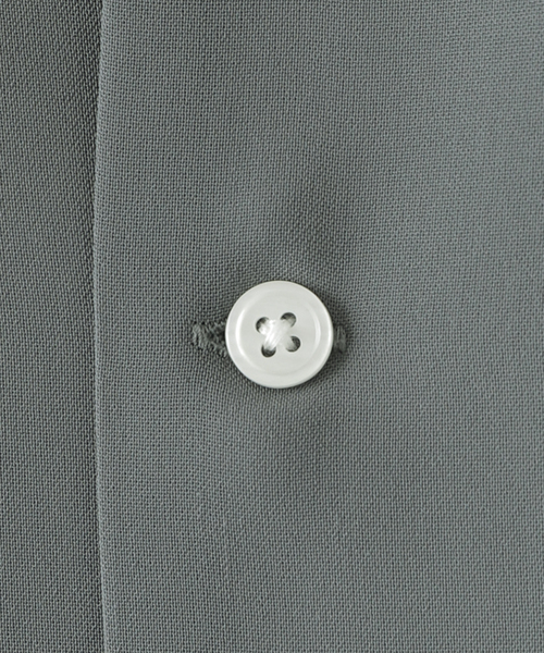 B.C STOCK（ベーセーストック）の「FIL DESSIN STAND 半袖シャツ（シャツ/ブラウス・メンズ・ホワイト/ネイビー/スミクロ・MEDIUM/LARGE/SMALL）」の15枚目の写真