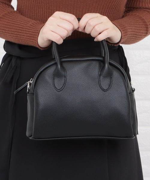 【 ニャンページ 】✦ オーストリッチ ボストンバッグ 2way ブラック 美品】オーストリッチ ボストンバッグ 2way ショルダー ブラック