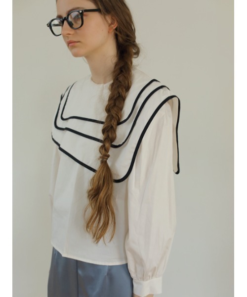 AMAIL（アマイル）の「Random mode shirt（シャツ/ブラウス・レディース・ホワイト・FREE）」の2枚目の写真