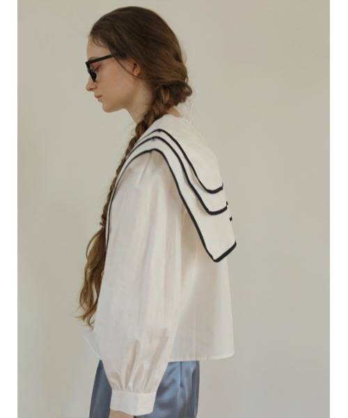 AMAIL（アマイル）の「Random mode shirt（シャツ/ブラウス・レディース・ホワイト・FREE）」の3枚目の写真