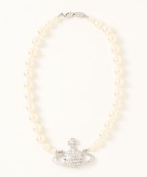 Vivienne Westwood | 63010106/ONE ROW PEARL BAS RELIEF CHOKER-CON(チョーカー)