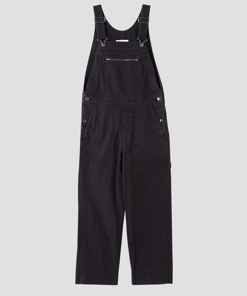 MHL.（エムエイチエル）の「FADED COTTON TWILL（サロペット/オーバーオール・レディース・インディゴブルー・1/2）」の4枚目の写真