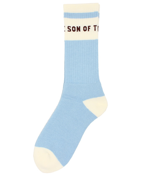 BEAMS T(ビームスティー)の「●SON OF THE CHEESE / プール ソックス(ソックス/靴下・メンズ・ネイビー/サックスブルー・ONE SIZE)」の2枚目の写真