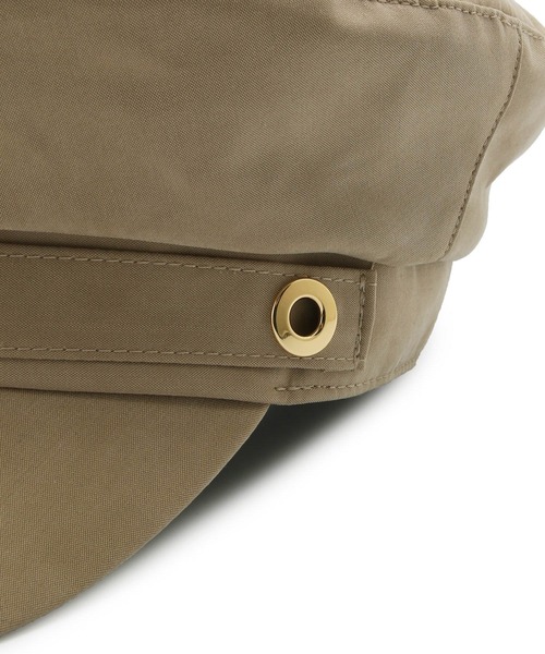 ROPE' PICNIC（ロペピクニック）の「ウォッシャブルスエードタッチマリンキャスケット（キャスケット・レディース・ブラック/ベージュ系その他・FREE）」の5枚目の写真