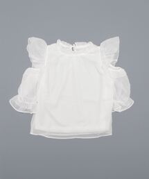 TORTE | シアーギンガムオープンショルダーブラウス(シャツ/ブラウス)